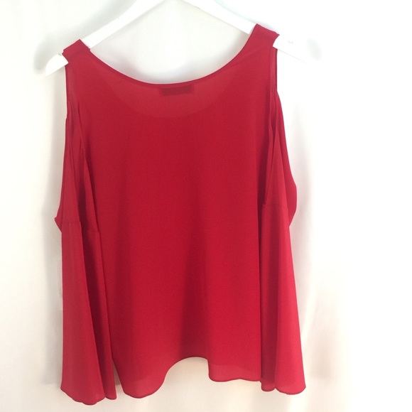 Bailey 44 Silk Cold Shoulder Blouse -NWT! - Picture 6 of 8